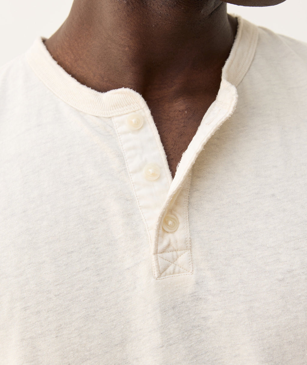 Relaxed Hemp Cotton Henley