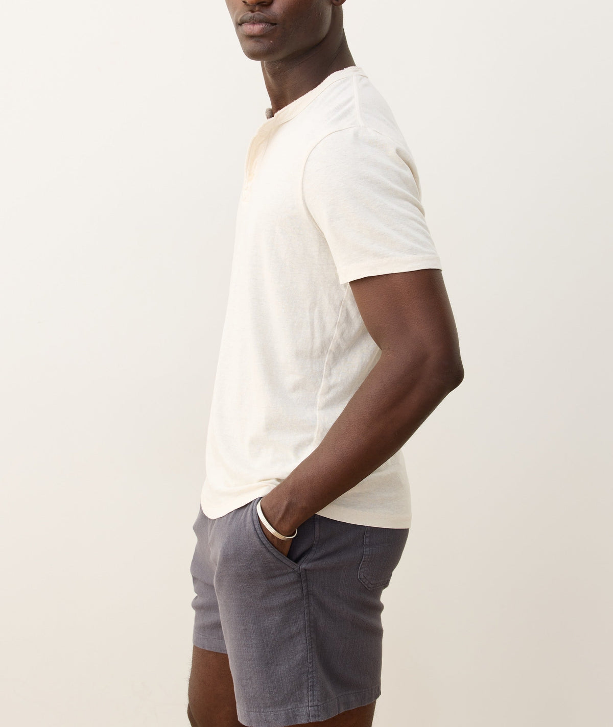 Relaxed Hemp Cotton Henley