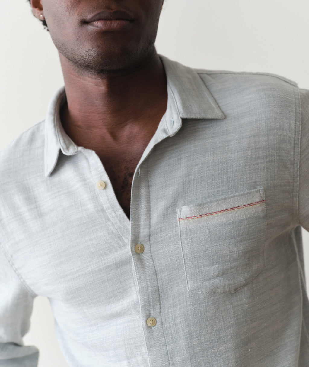 Stretch Selvage Long Sleeve Shirt