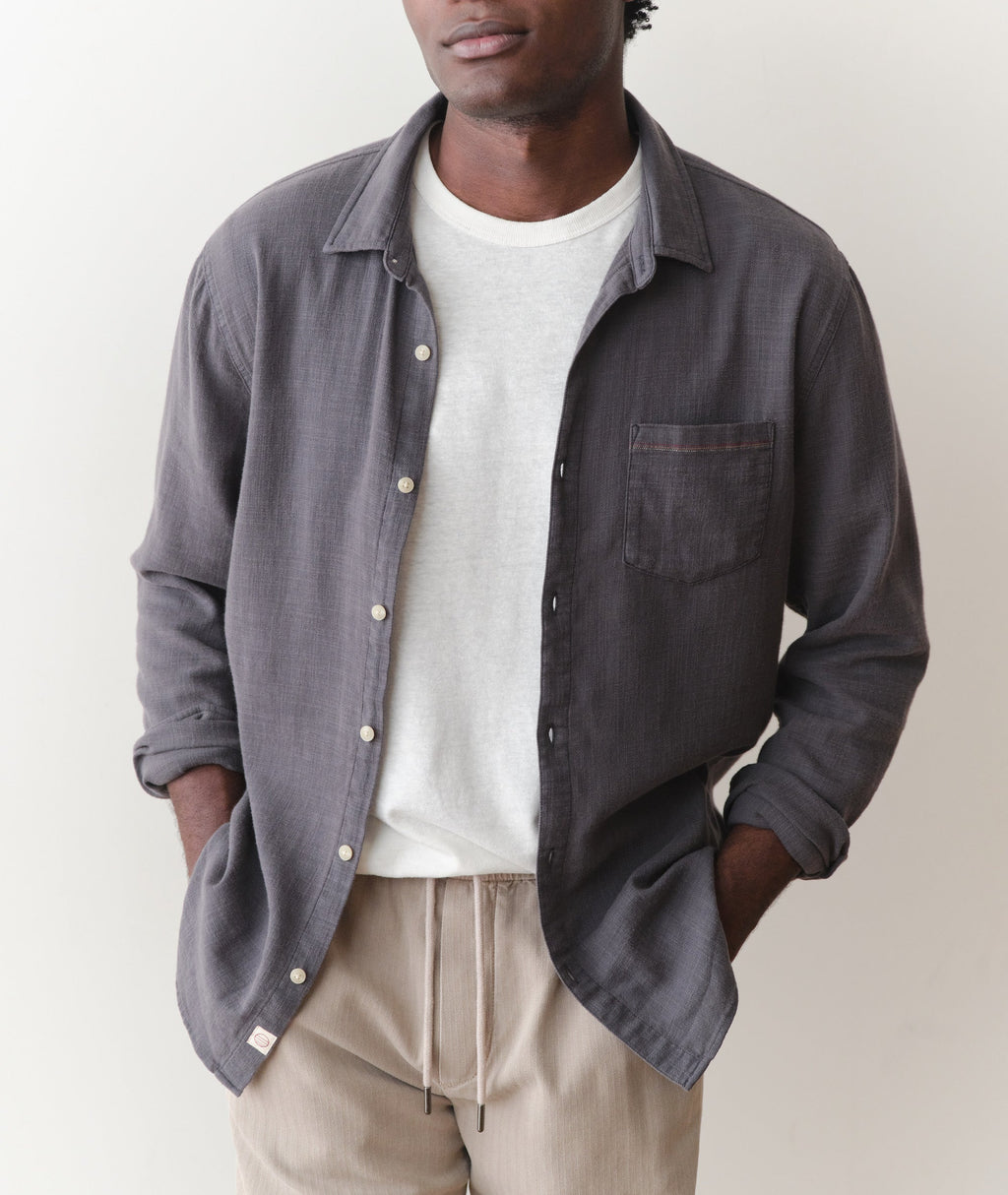 Stretch Selvage Long Sleeve Shirt