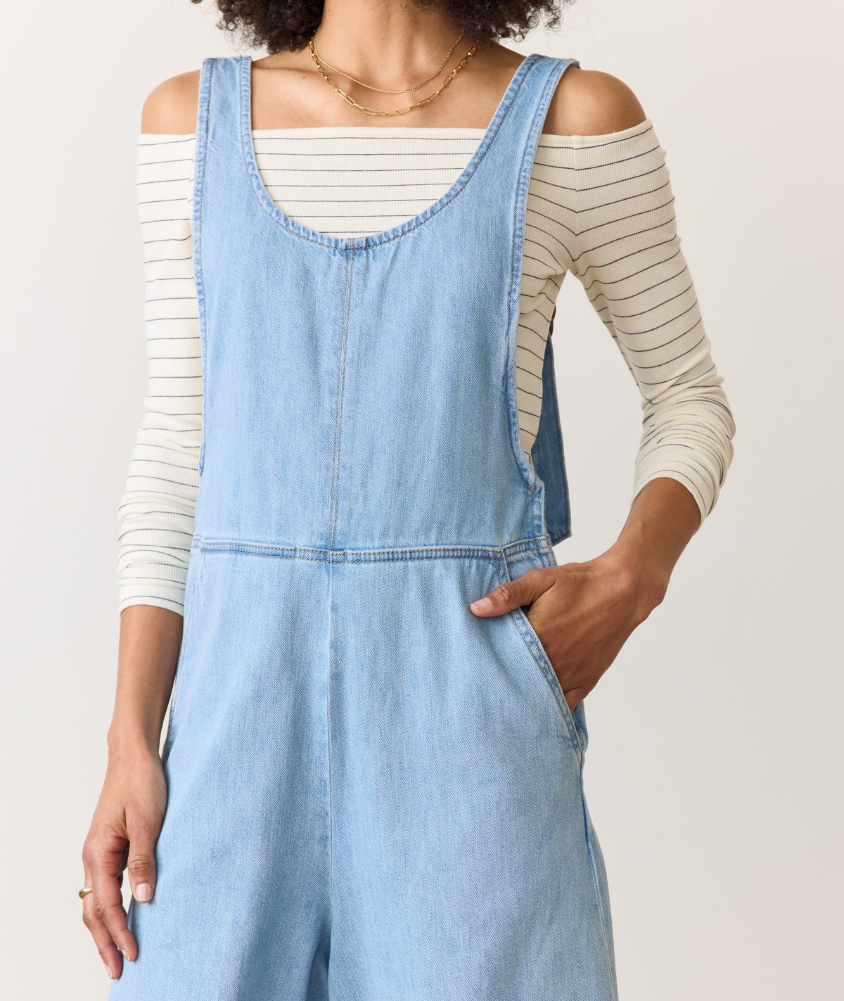 Layla Denim Overalls