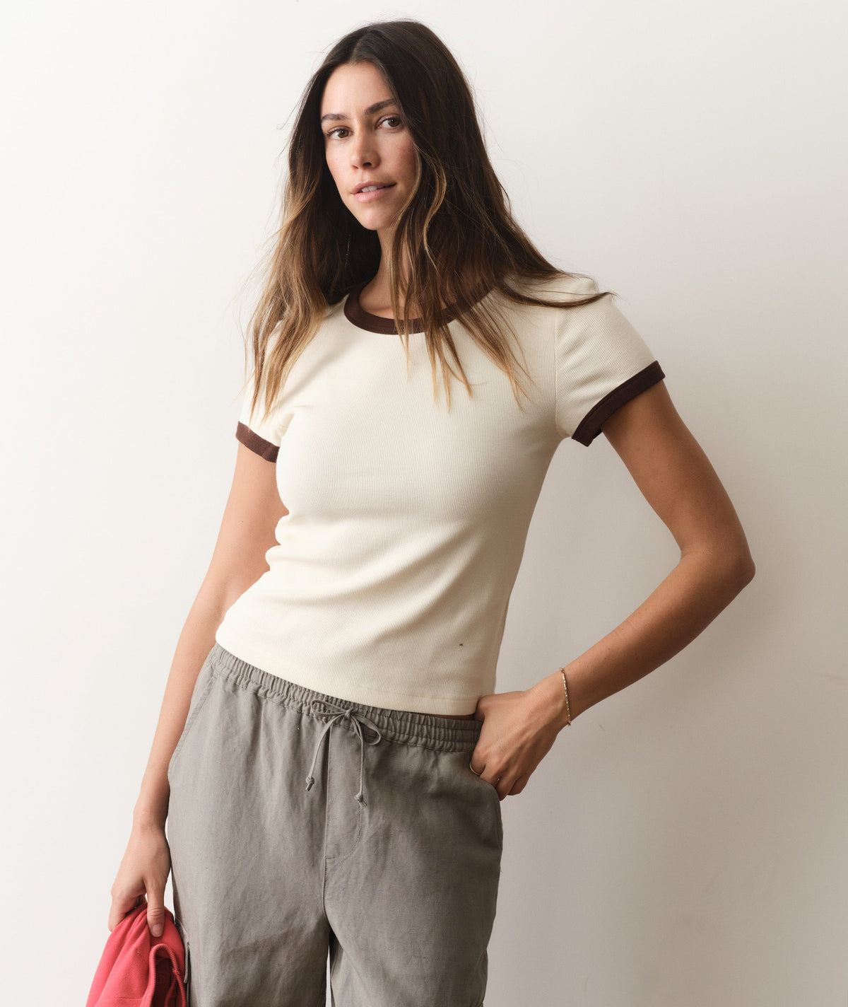 Lexi Rib Ringer Tee
