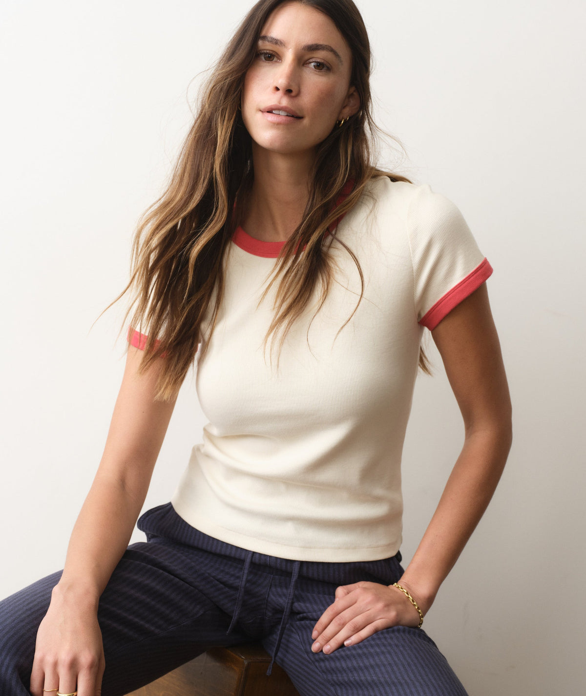 Lexi Rib Ringer Tee