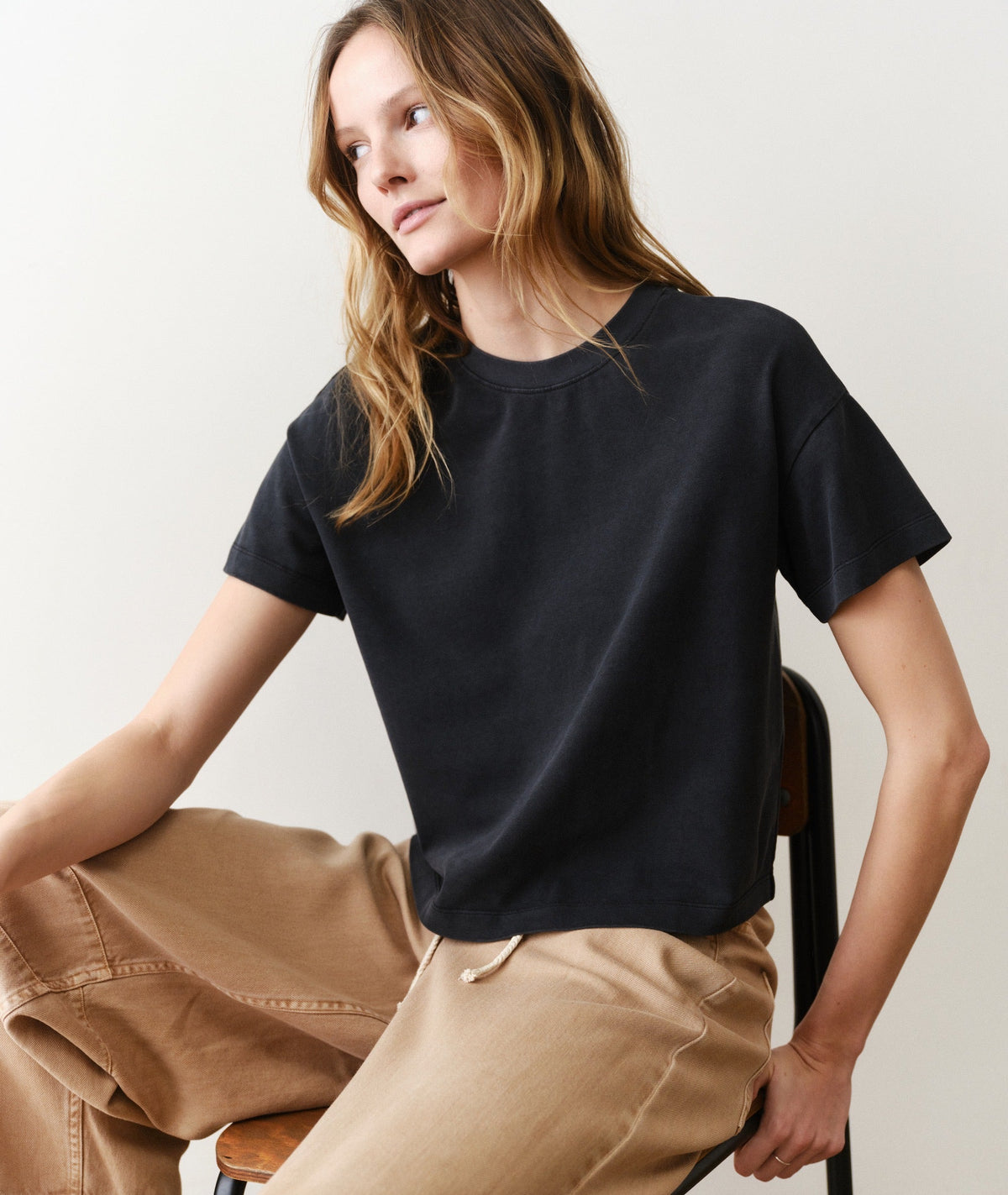 Luxe Sueded Tee