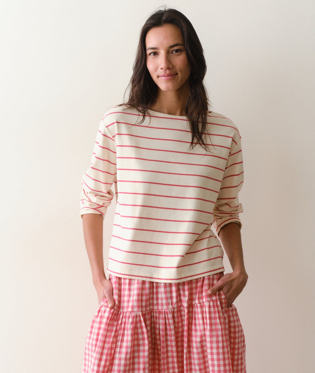 Luxe Sueded Mariner Tee