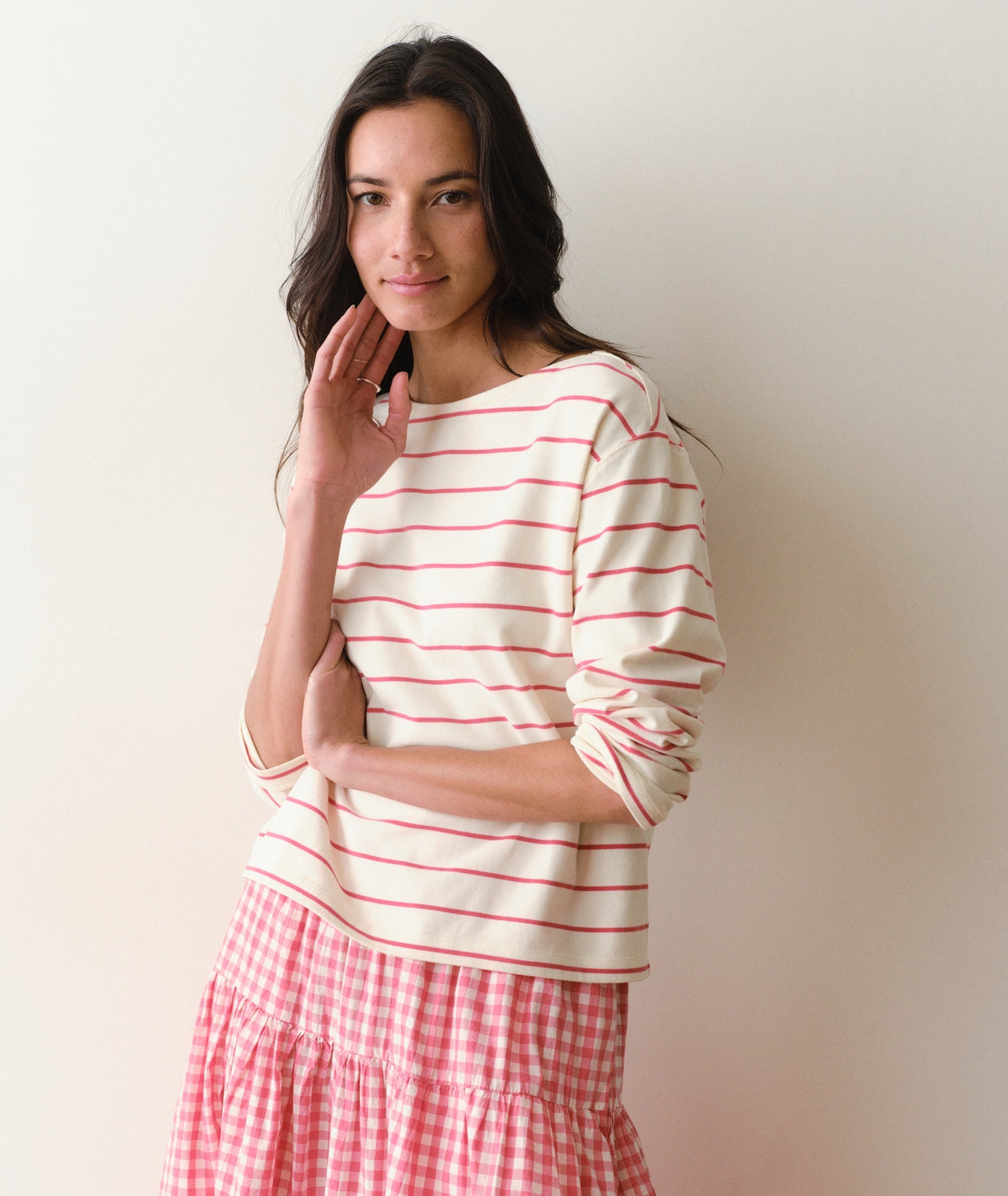 Luxe Sueded Mariner Tee