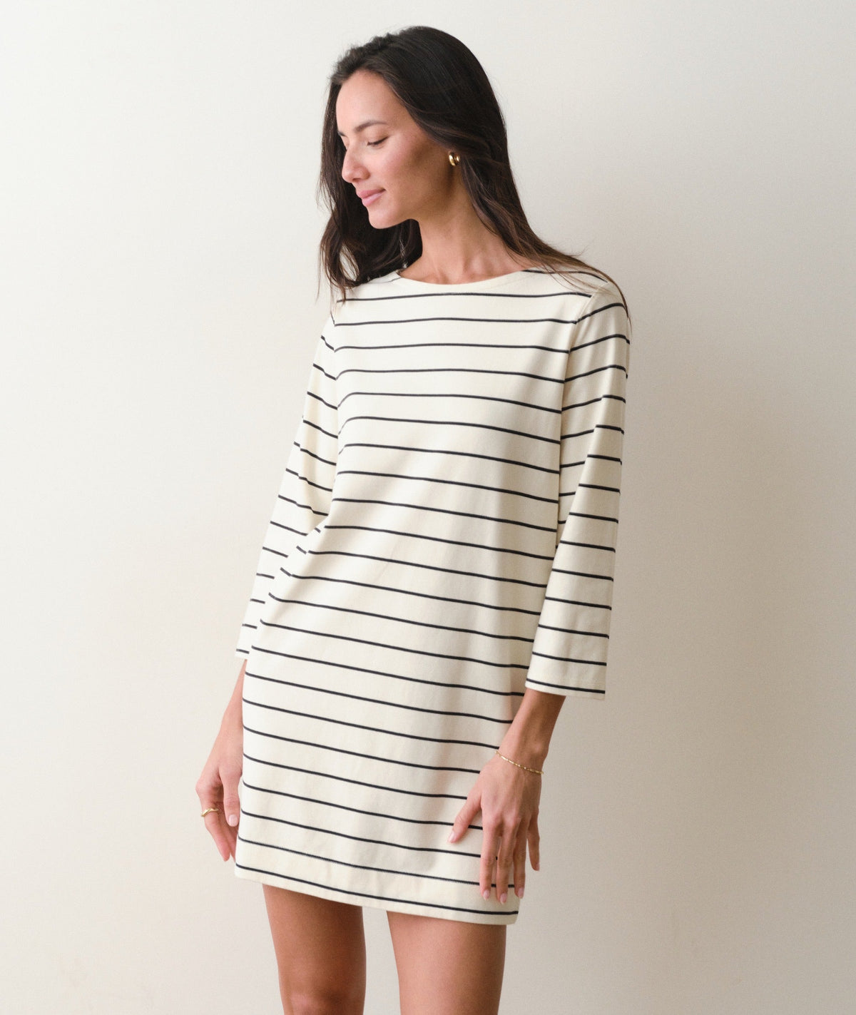 Luxe Sueded Mariner Dress