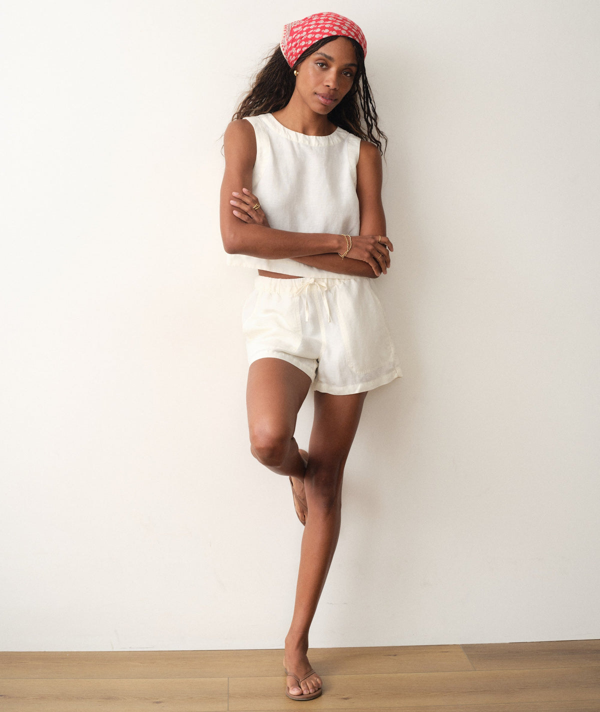 Linen Drawstring Short