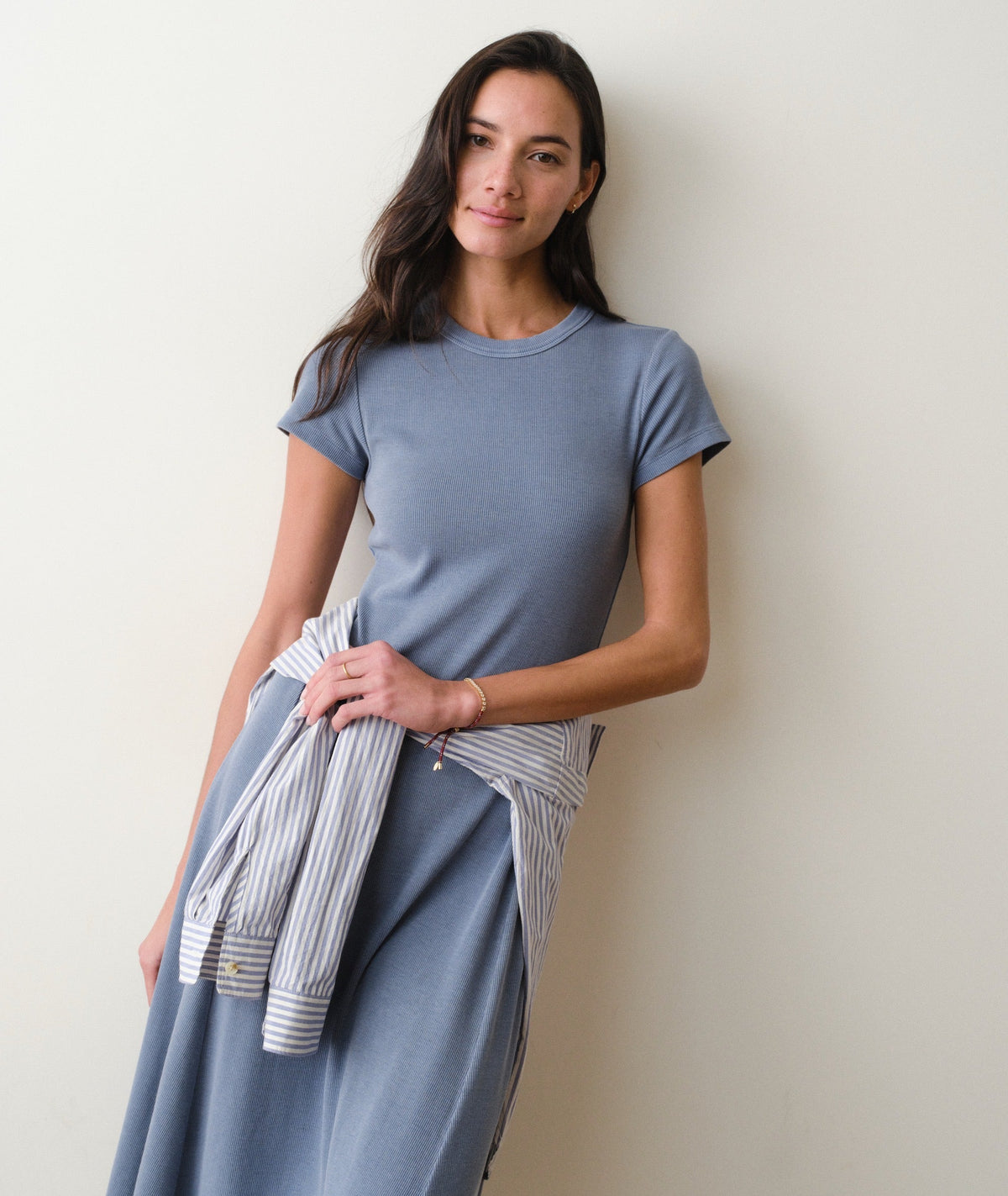 Lexi Short Sleeve Fit & Flare Midi Dress