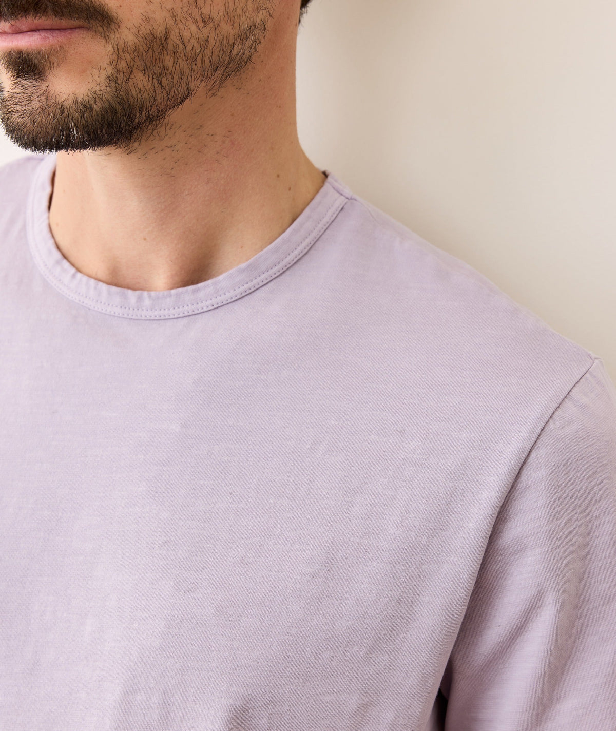 Saddle Hem Crew Tee