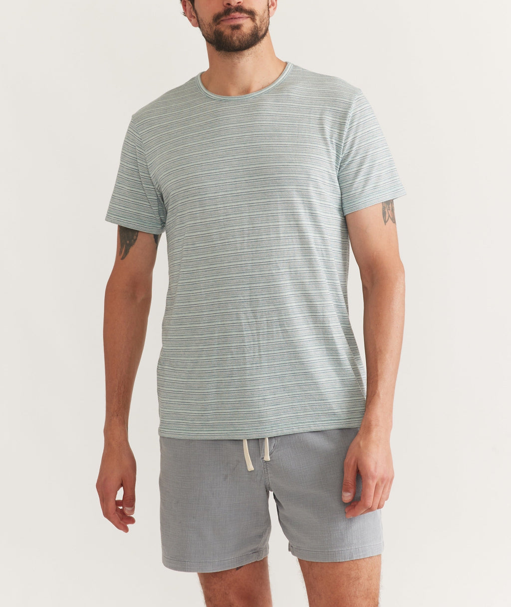 Signature Jacquard Crew Tee