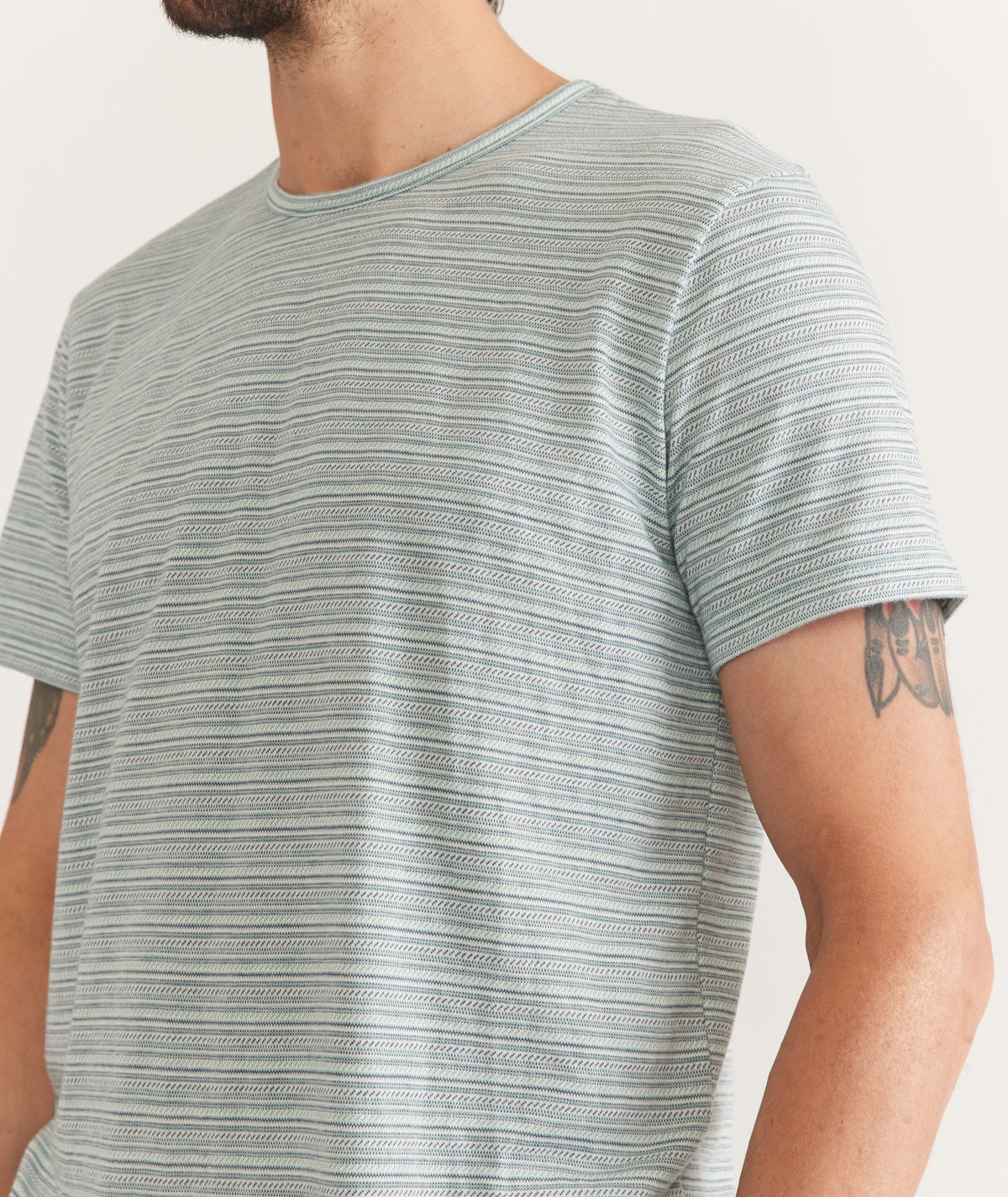 Signature Jacquard Crew Tee