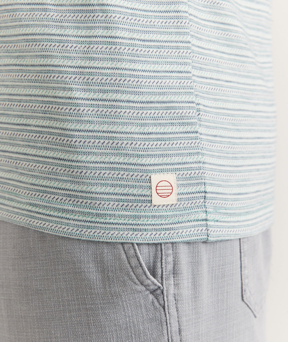 Signature Jacquard Crew Tee