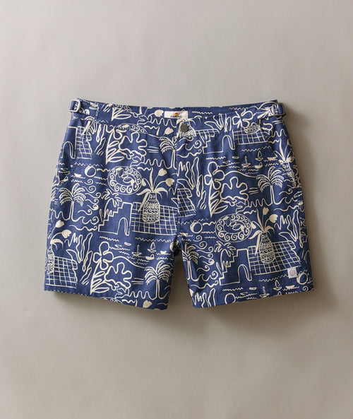 5" Vintage Swim Trunk