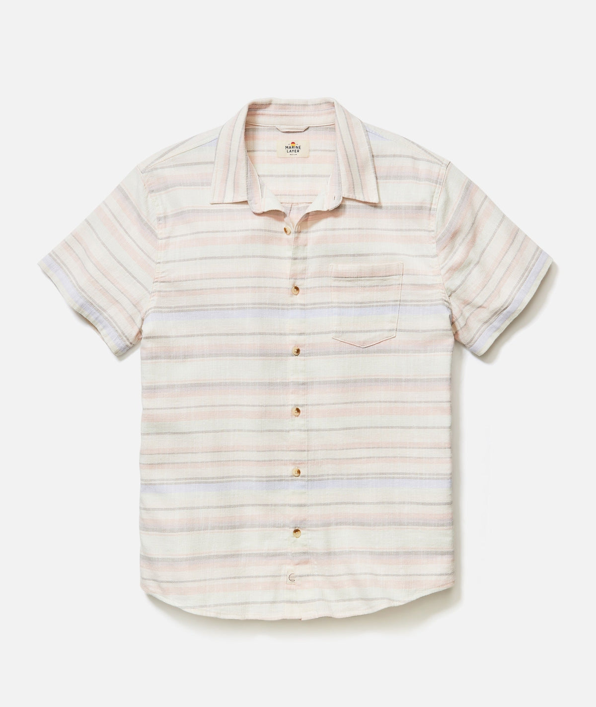 Stretch Selvage Short Sleeve Shirt