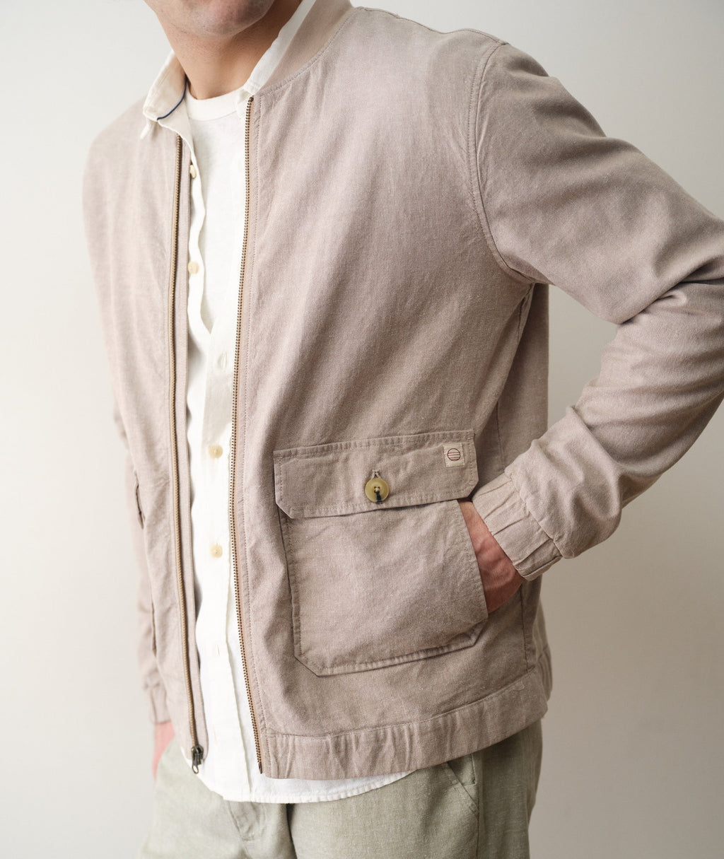 Hemp Bomber Jacket