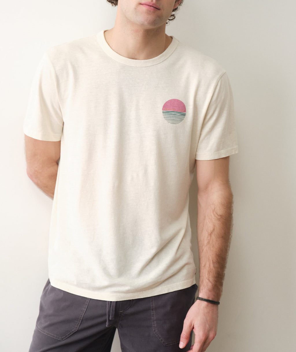 Hemp Cotton Relaxed Graphic Tee