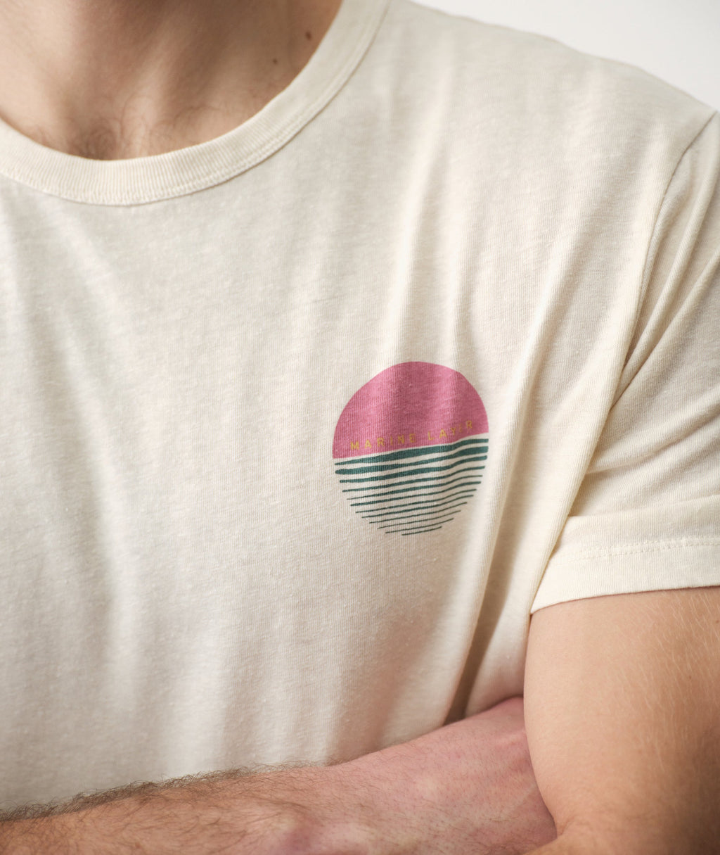 Hemp Cotton Relaxed Graphic Tee