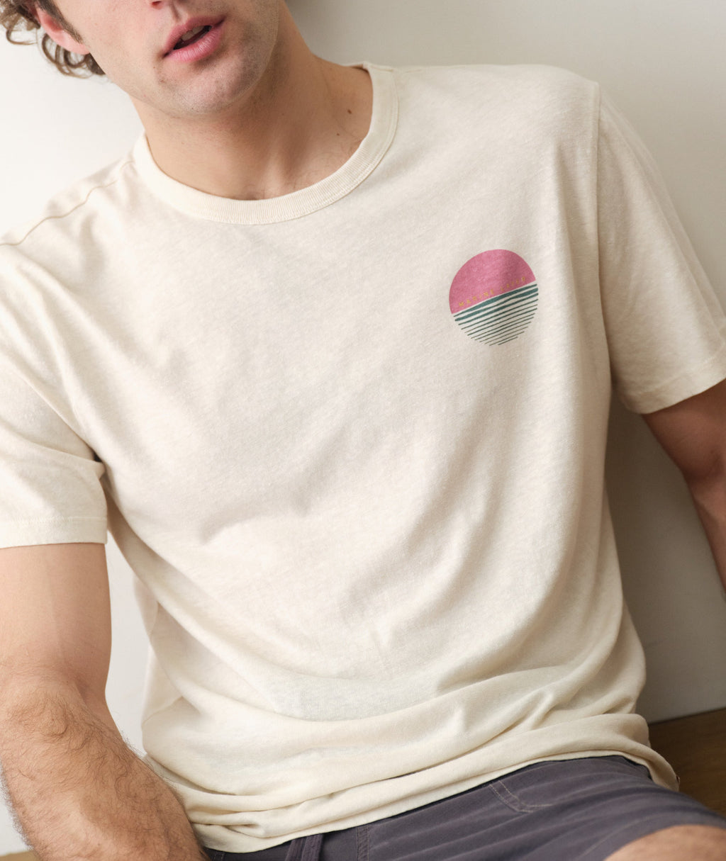 Hemp Cotton Relaxed Graphic Tee