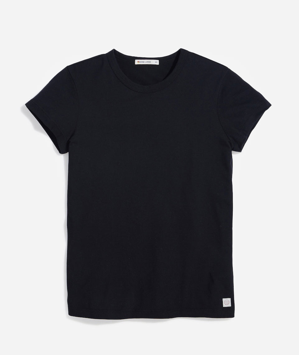 Women's Signature Crew in Black