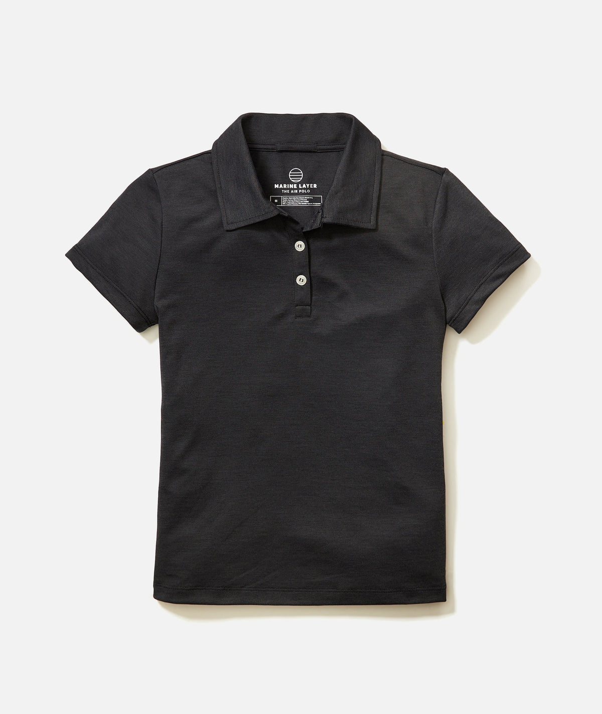 Women's Re-Spun Air Polo in Black