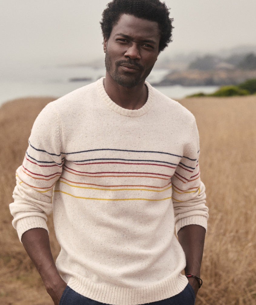 Coastal Merino Crewneck Sweater