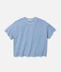 Women's Luxe Jersey Crew Tee in Coastal Blue