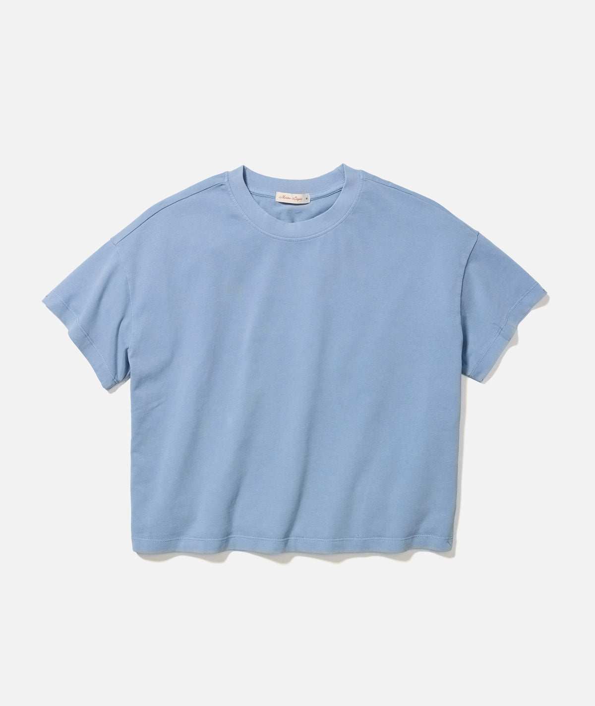 Women's Luxe Jersey Crew Tee in Coastal Blue